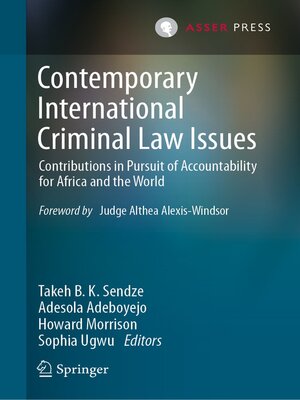 cover image of Contemporary International Criminal Law Issues